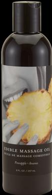 Actual product image Shots Pineapple Edible Massage Oil - 8oz / 237ml (237 ml)