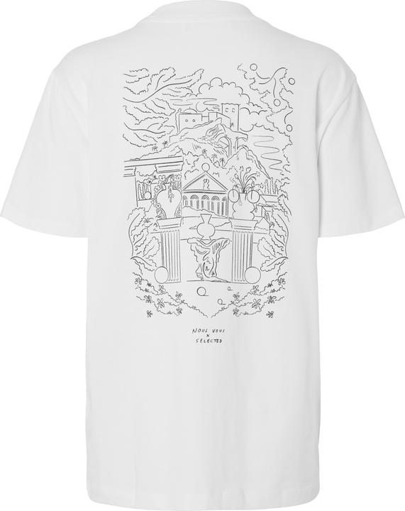 Actual product image Selected Femme Relaxed Fit Print T-Shirt (M)