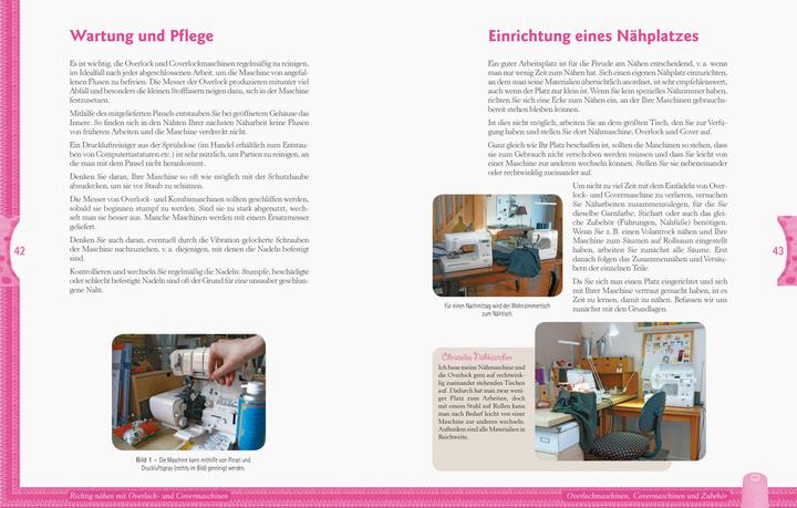 Produktbild Richtig nähen mit Overlock- und Coverlock-Maschinen (Deutsch, Christelle Beneytout, 2021)