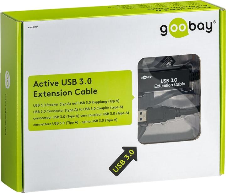 Produktbild Goobay Aktives Verlängerungskabel (5 m, USB 3.0)