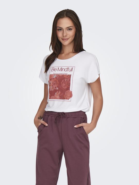 Produktbild Only Play Locker geschnitten Rundhals Fledermaus-Ärmel T-Shirt T-shirt (M)