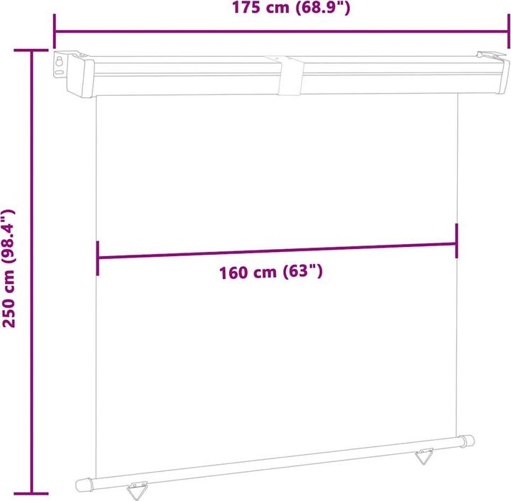 Actual product image VidaXL Jerges (1.70 m)