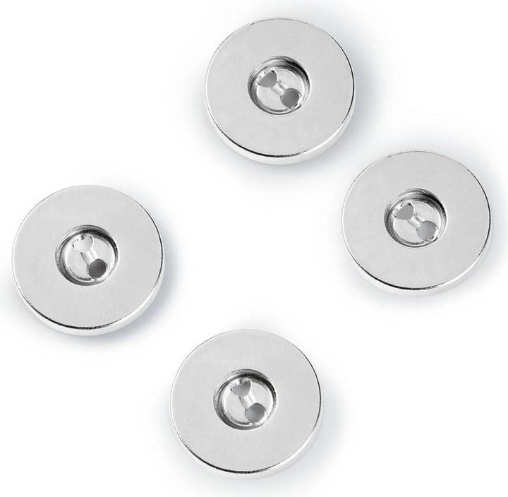 Produktbild Prym Magnet-Annähknopf, silber 19 mm, Karte 3 Stk.