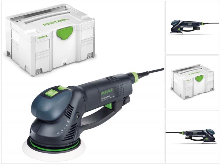 Produktbild Festool RO 150 FEQ-Plus ROTEX Getriebe Exzenterschleifer 720W 5mm Hub ( 575069 ) im Systainer + (Exzenterschleifer, 720 W)