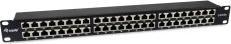 Produktbild equip Patchpanel 48x RJ45 Cat6A 19" FTP 1HE Premium schwarz