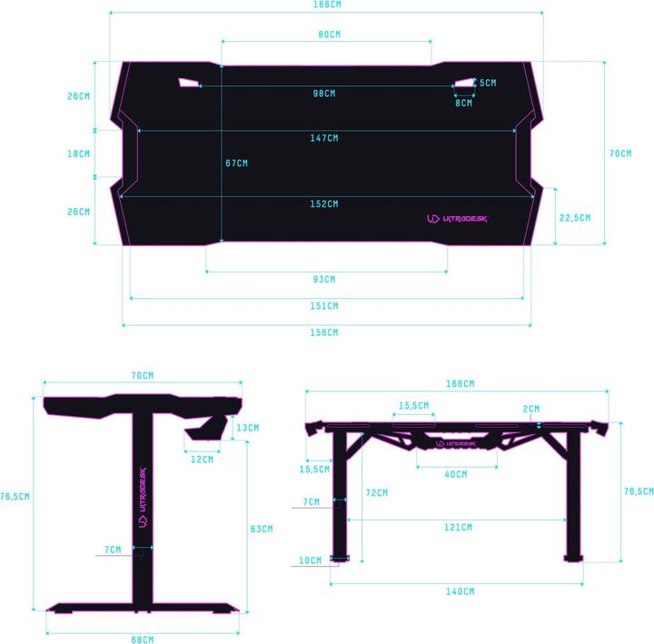 Actual product image Ultradesk Force