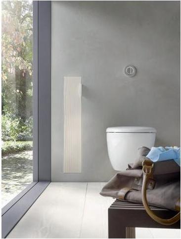Actual product image Emco WC module ASIS PLUS UP 658x154mm door hinge right Aluminium