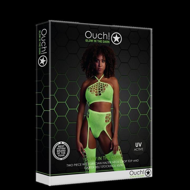 Produktbild Ouch! Two Piece with Crop Top and Stockings (One Size)
