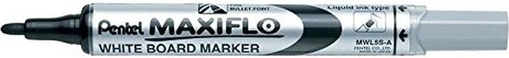 Actual product image Pentel Liquid chalk markers Maxiflo MWL-5S Black (12 pieces) (Black, 12 x)