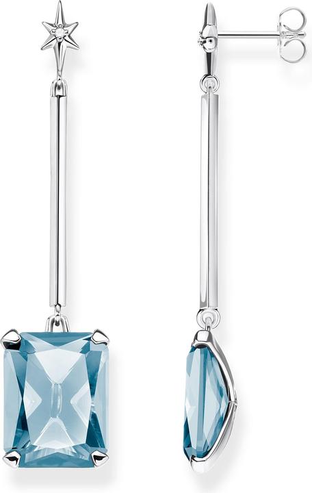Produktbild Thomas Sabo Ohrringe Blauer Stein mit Stern (Silber 925)