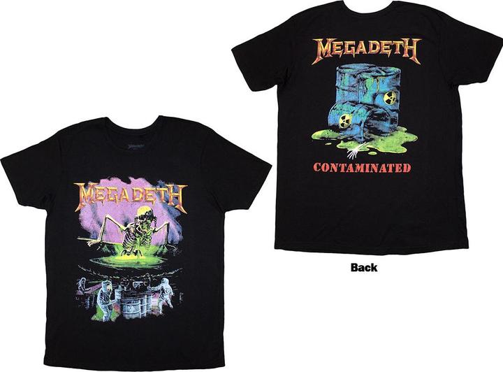 Megadeth Contaminated Back Print