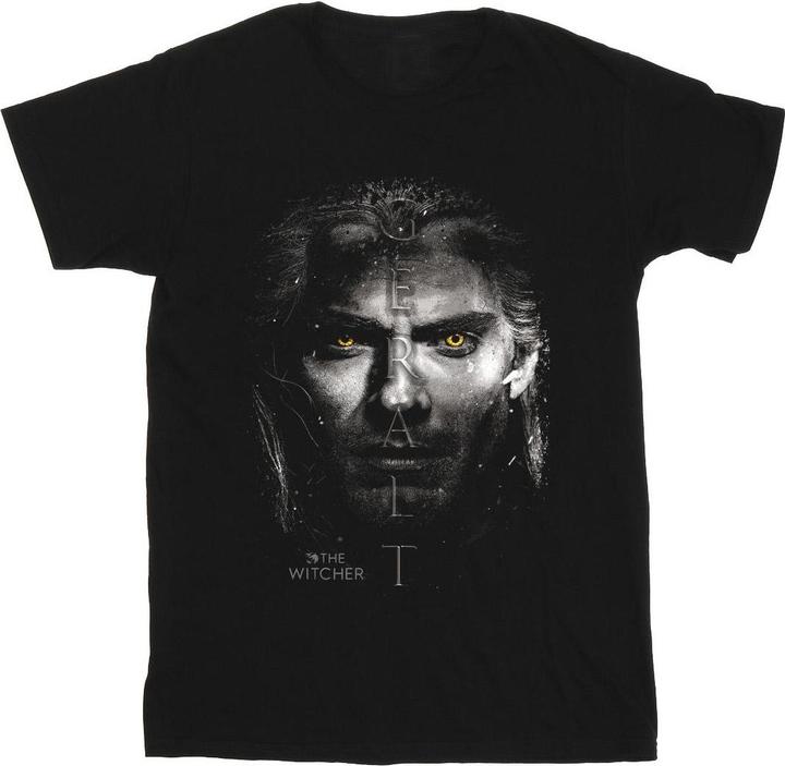 Actual product image Netflix Mens The Witcher Geralt Stare T-Shirt (XL)