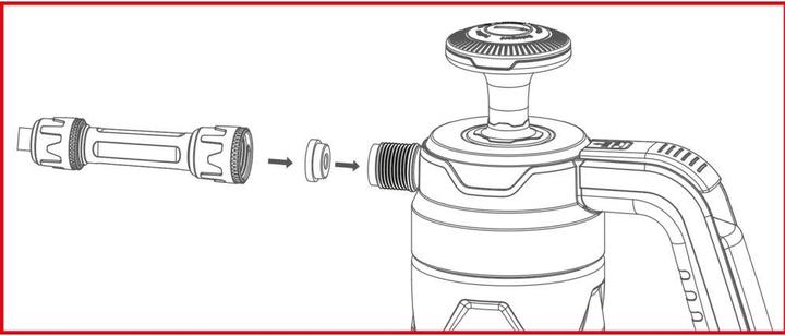 Actual product image KS Tools Pressure Pump Foam Sprayer (Foamer) (1.50 l)