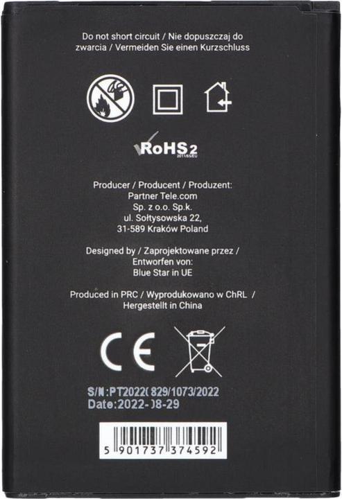 Actual product image NoName Battery Blue Star BLUE STAR PREMIUM battery for LG G4 3200 mAh