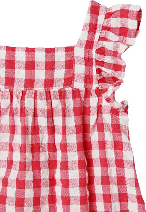 Produktbild Vertbaudet Ärmelloser Baby Kurzoverall mit Vichykaro (80)