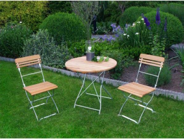 Produktbild Degamo Biergarten - Garnitur Sitzgruppe MÜNCHEN 3-teilig (77 cm)