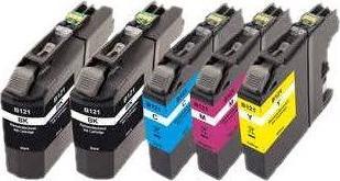 Actual product image Peach Ink Brother LC-121 MultiPack+ (M, Y, C)