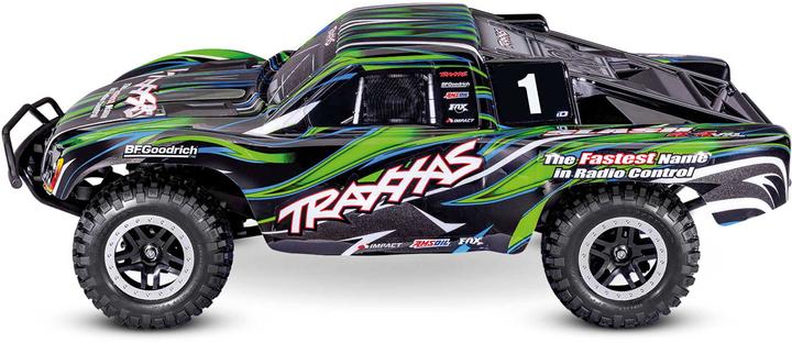 Actual product image Traxxas Slash 4x4 VXL Clipless green 1/10 Short-Course RTR Brushless, HD, without battery and charger (RTR Ready-to-Run)
