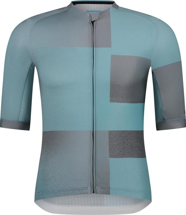 Actual product image Shimano Men Veloce SS Jersey metallic turquoise (M)