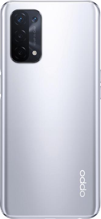 Actual product image OPPO A74 5G (128 GB, Silver, 6.50", Dual SIM, 48 Mpx, 5G)