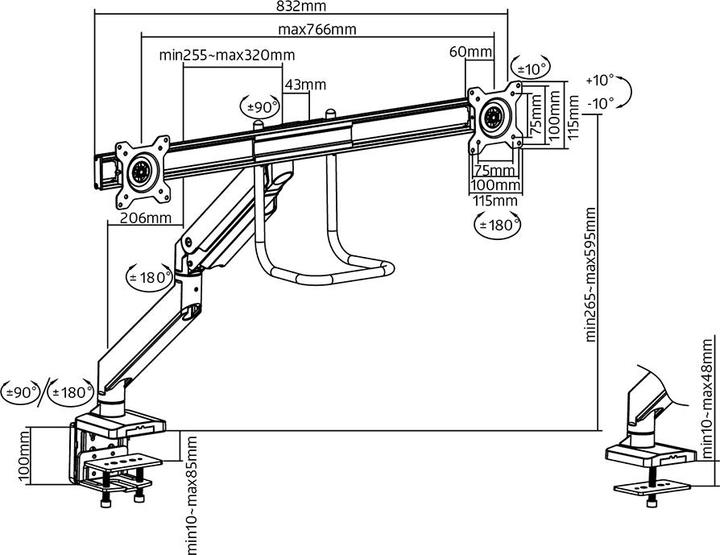Produktbild Prokord LDT23-C022 (Tisch, 32")