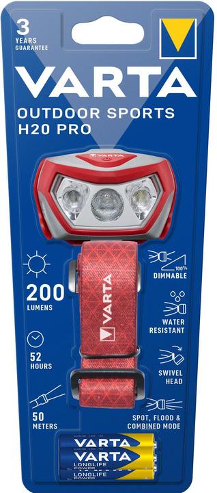 Produktbild Varta Outdoor Sports H20 Pro (200 lm)
