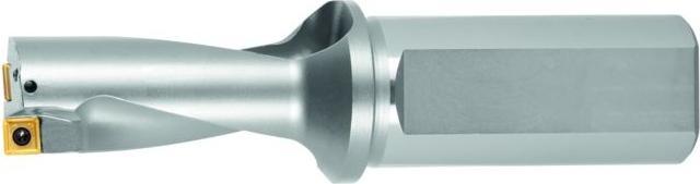 Actual product image KUB Pentron® indexable insert solid drill with straight shank 2×D (27 millimetres)