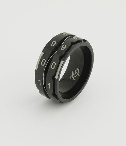 Produktbild Knitpro Reihenzähler Ring Black Size Size 9 ( Innendurchmesser 19,0 mm) Black