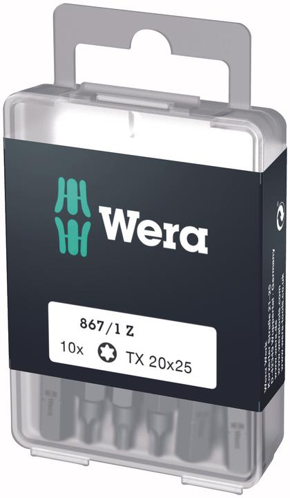 Wera 867/1 Z TX 20 x 25 mm DIY-Box (1=10) (T 20)