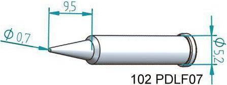 Image du produit Kurtz Ersa Panne à souder Ersadur sans plomb, 0,7mm (Panne de soudure)