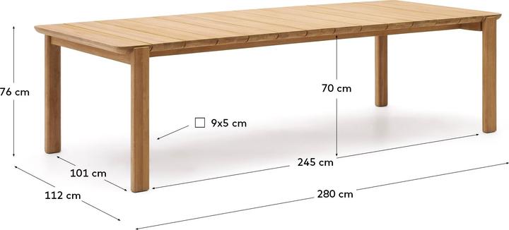 Actual product image Kave Home Icaro (280 cm)