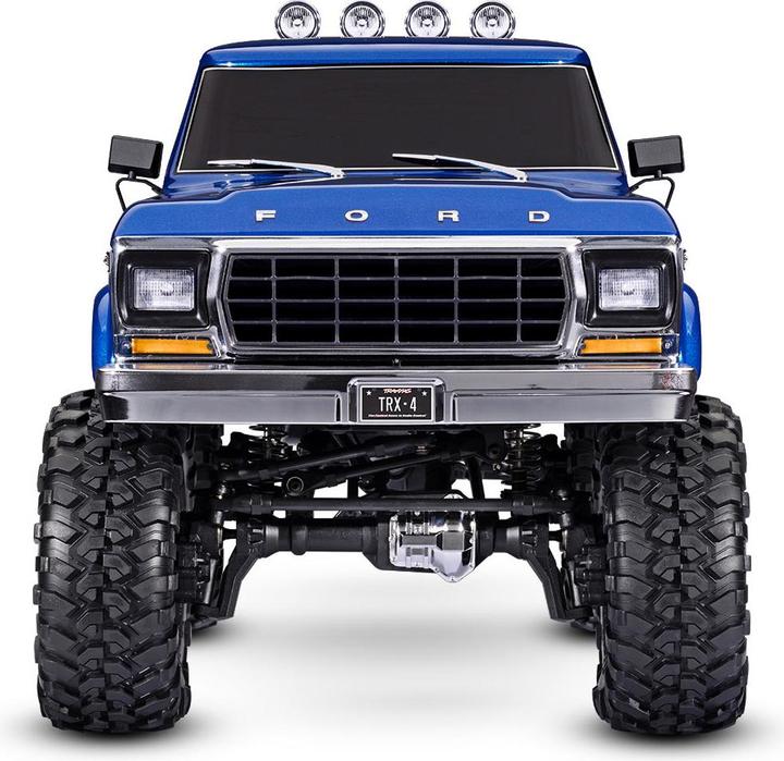 Actual product image Traxxas TRX-4 79 Ford F150 High-Trail 1/10 Crawler RTR blue Brushed, without battery and charger (RTR Ready-to-Run)