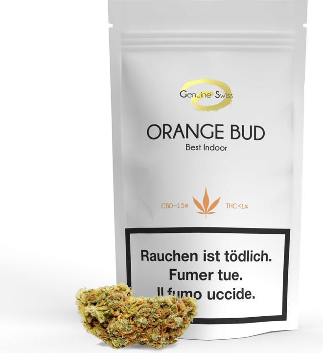 Actual product image Genuine Swiss Orange Bud (2.50 g, Indoor)