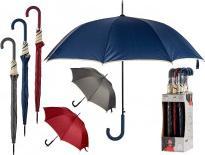 Arte Regal Schirm 8 Rippen 3 Farben mit Rand