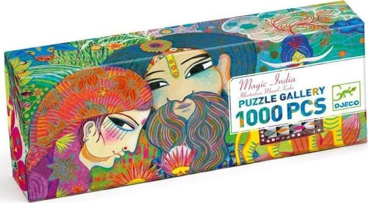 Image du produit Djeco Puzzle Gallery Magic India, 1000 pièces (1000 pièces)