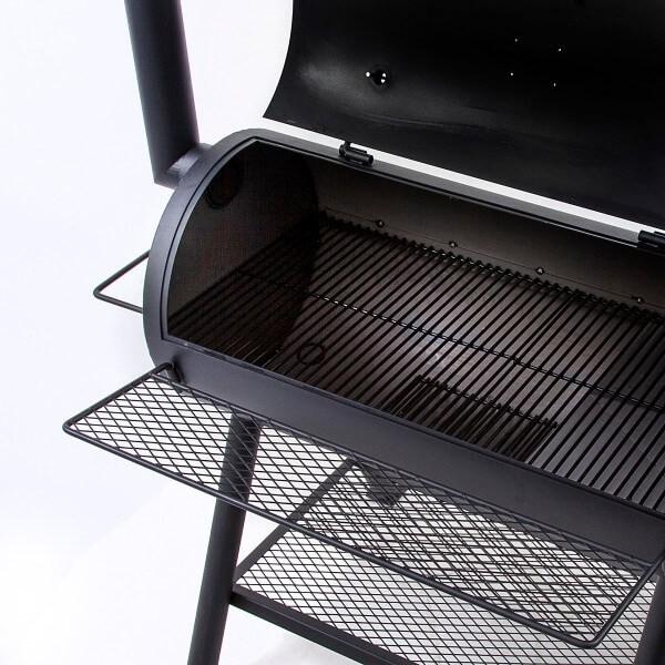 Immagine prodotto Char Broil Affumicatore Oklahoma Joe in acciaio nero con coperchio, termometro per coperchio (Grill)