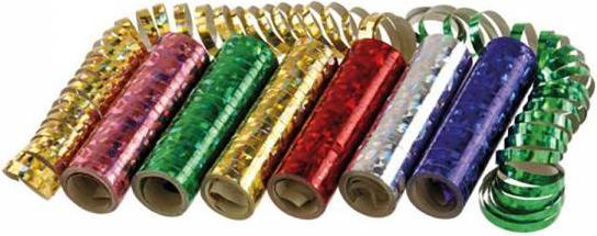 Actual product image Riethmüller Paper streamers holography