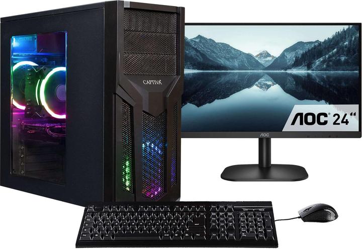 Produktbild Captiva Power Starter R79-999 TFT Bundle Ryzen 5 Radeon Graphics (AMD Ryzen 5 5600G, 16 GB, 1000 GB, AMD Radeon Graphics)
