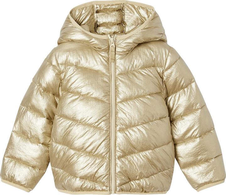Produktbild Vertbaudet Glänzende Mädchen Light-Steppjacke mit Kapuze, Recycling-Polyester (122)