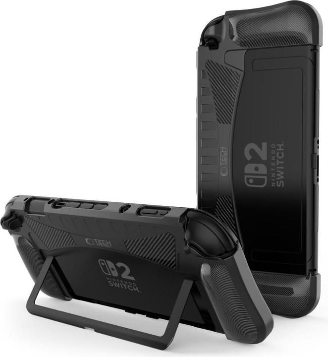 Tech-Protect TPUCarbon Case für Nintendo Switch 2 - Schwarz (Switch 2)