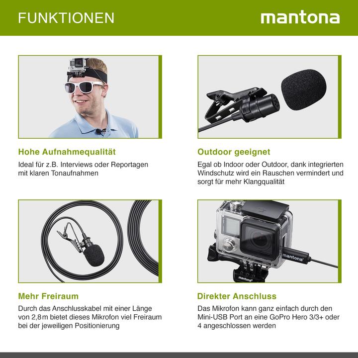Produktbild mantona Lavalier 21150 (Hero 3, Hero 3+, Hero 4 Black, hero 4 Silver)