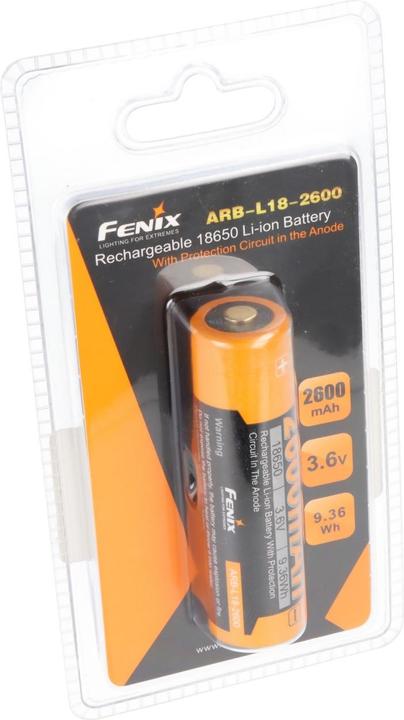 Actual product image Fenix ARB-L2 18650