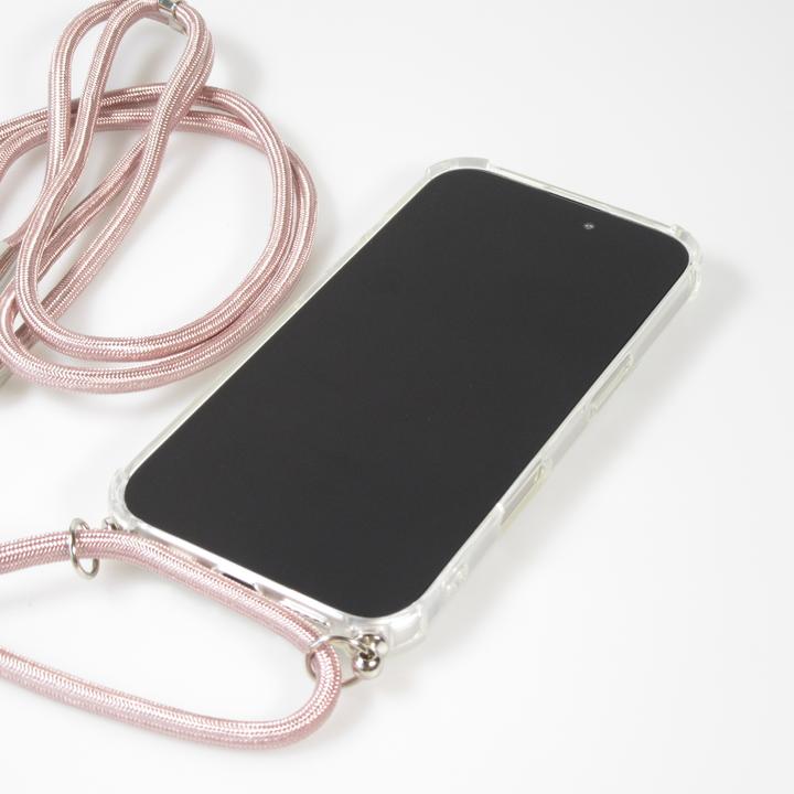 Actual product image PhoneLook Coque gel transparent avec lacet or (Apple iPhone 16 Plus)