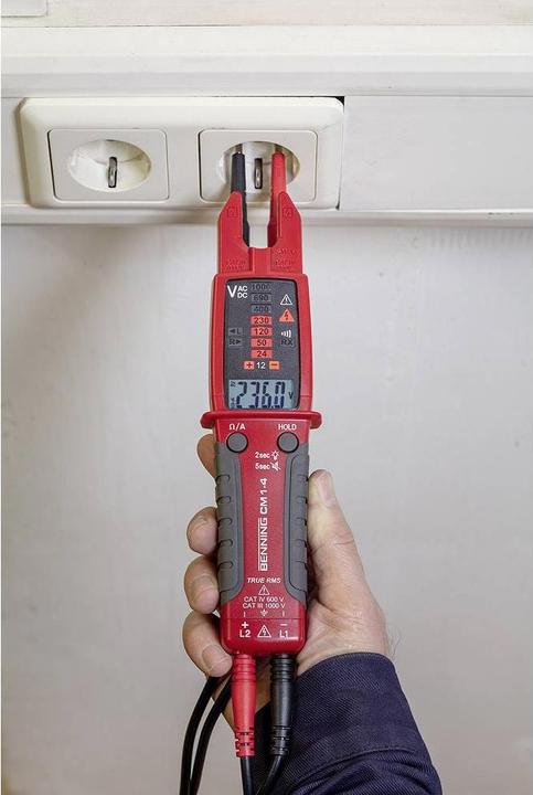 Immagine prodotto Benning CM 1-4 Pinza amperometrica (CAT IV 600V, CAT III 1000V)