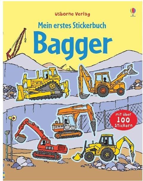 My first sticker book: Excavator