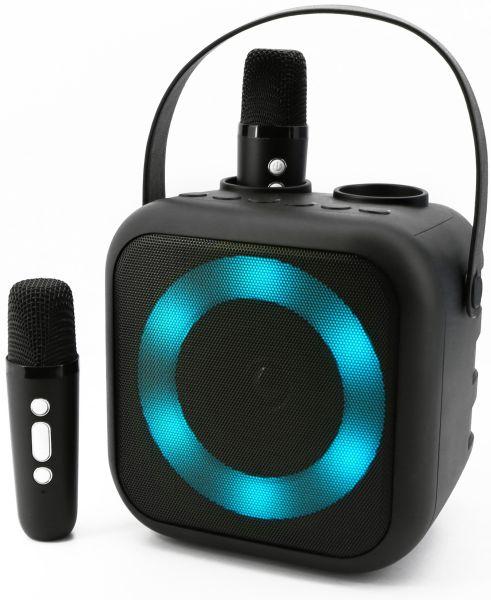 Immagine prodotto Soundmaster BT2024SW Sistema karaoke Incl. microfono, ricaricabile Nero (Corrente elettrica)