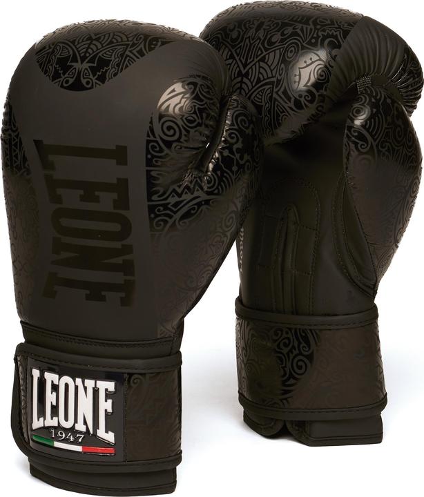 Image du produit Leone Gants de boxe Maori Noir GN070 (10 OZ)