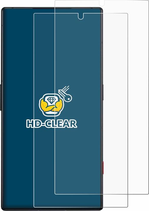 Productafbeelding BROTECT Schermbeschermer Clear (2 Stuk, ZTE Nubia Red Magic 8S Pro)