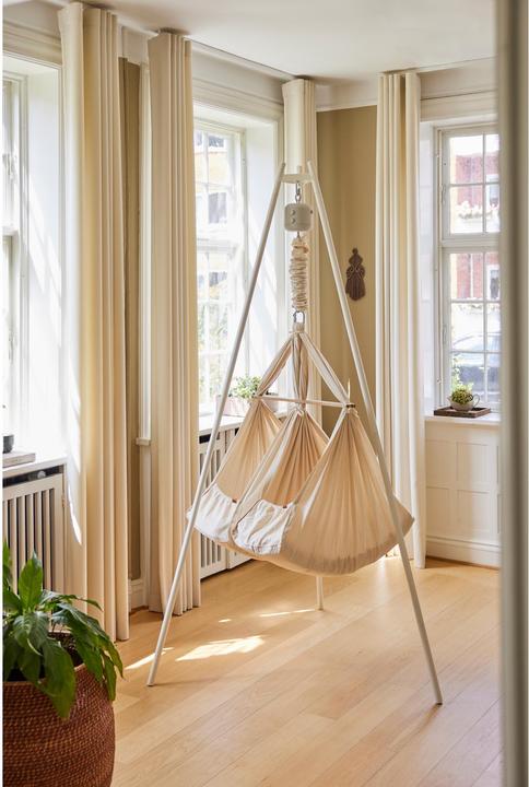 Image du produit Membantu Kit avec support avec berceau à ressort Jumeaux Premium et moteur LeeLo01 (Cozy Cradle)