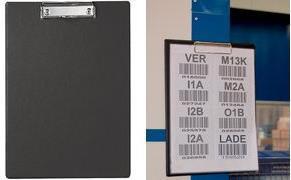 Produktbild Maul Klemmbrett Karton mit 2 Neodym-Magneten DIN A4 schwarz (23 x 32 cm)